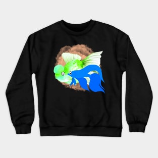 Fish with big head Crewneck Sweatshirt